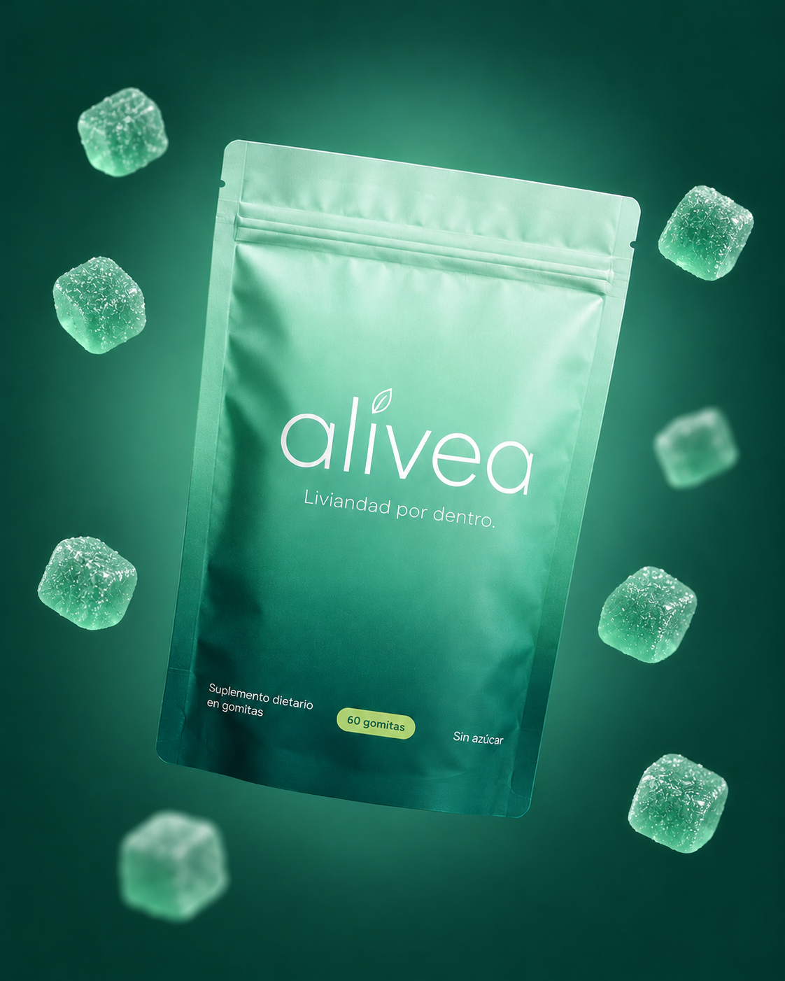 Alivea, gomitas sin azúcar para tu hígado